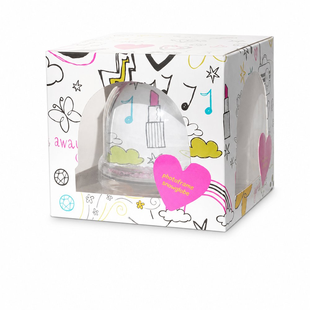 Kunden spezifische Schneekugel in Display Box