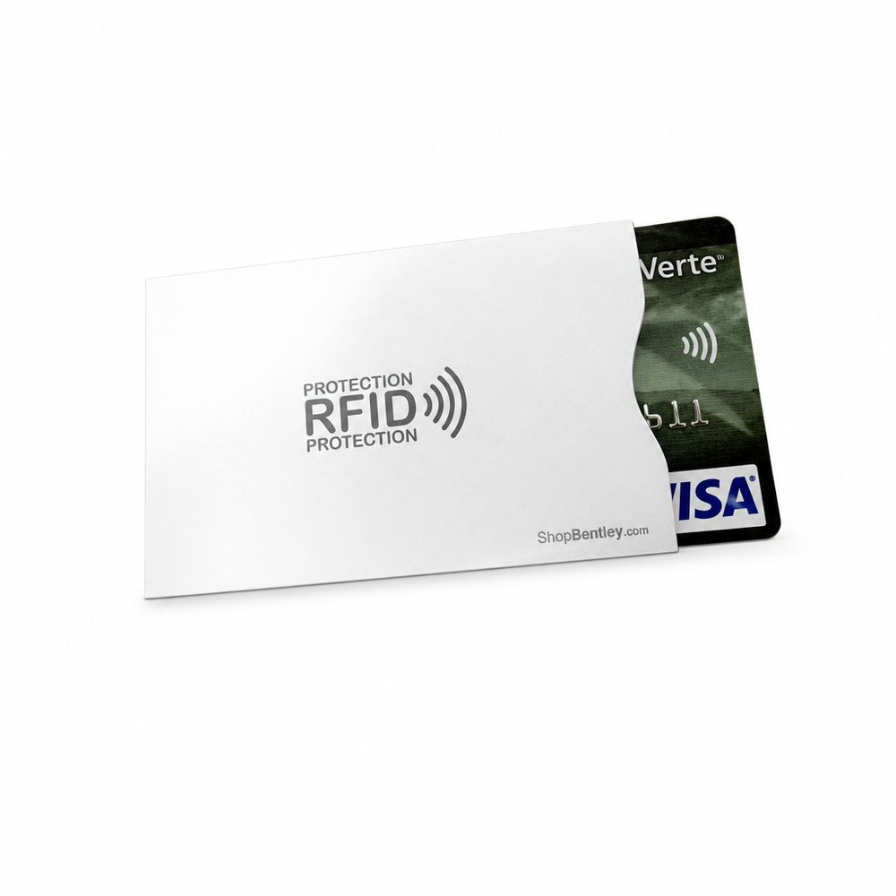 Individuelle RFID-Kreditkarten-Schutzhülle aus Aluminium