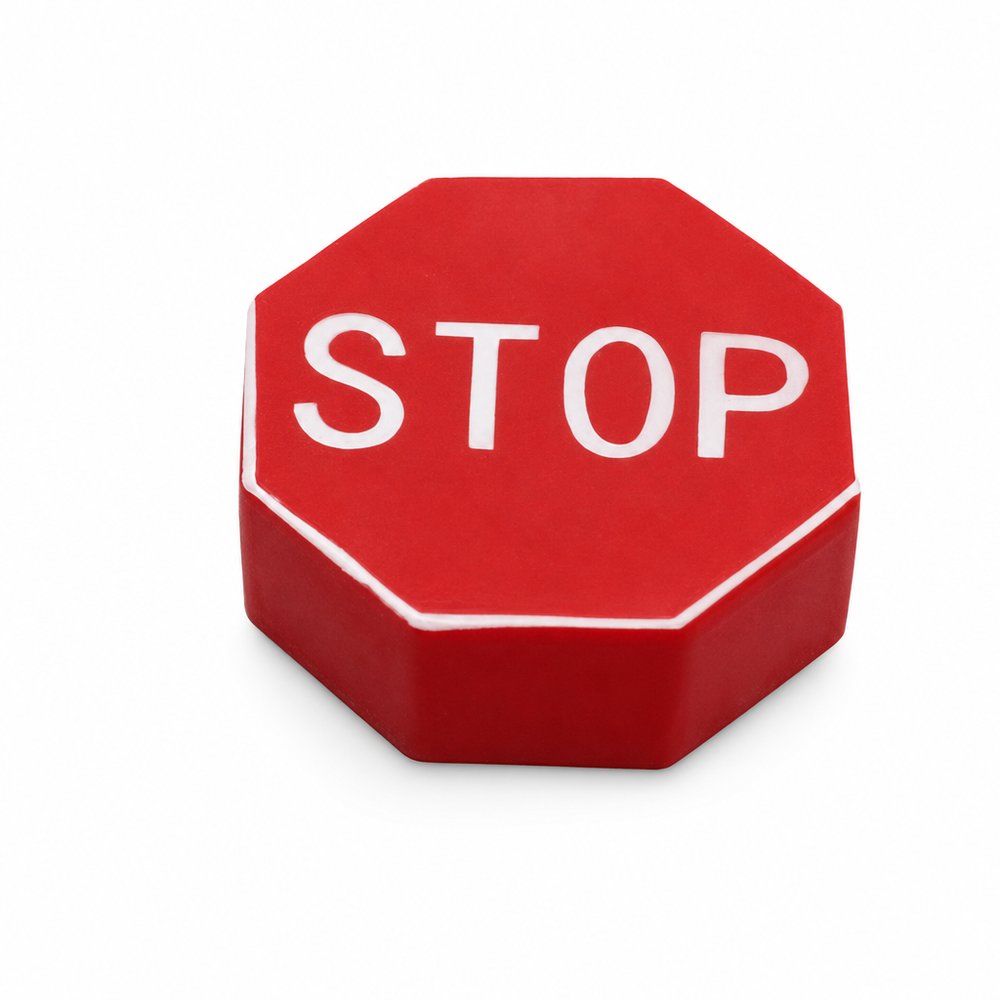 stop sign stressball