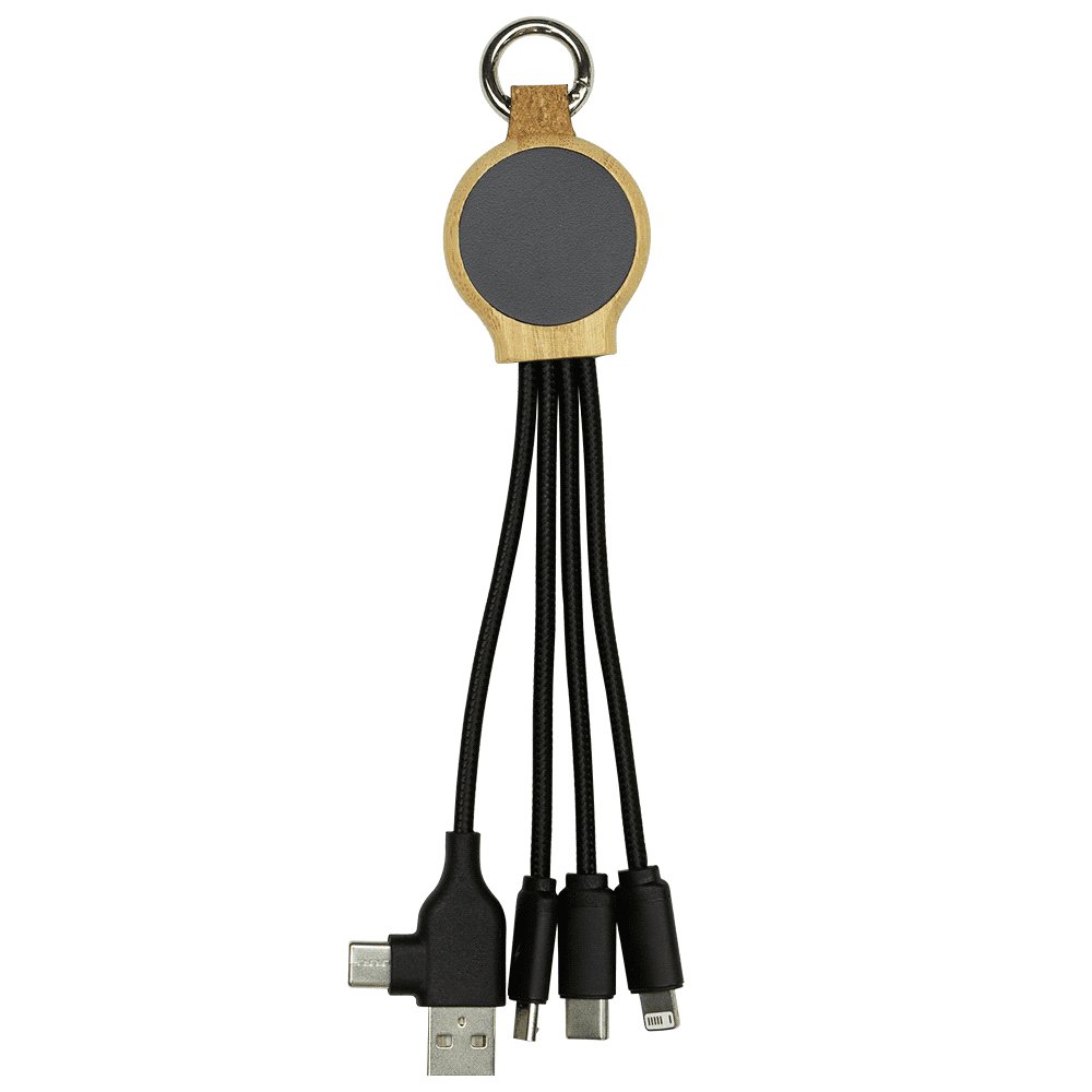 Recyceltes 6-in-1 Ladekabel, beleuchtet