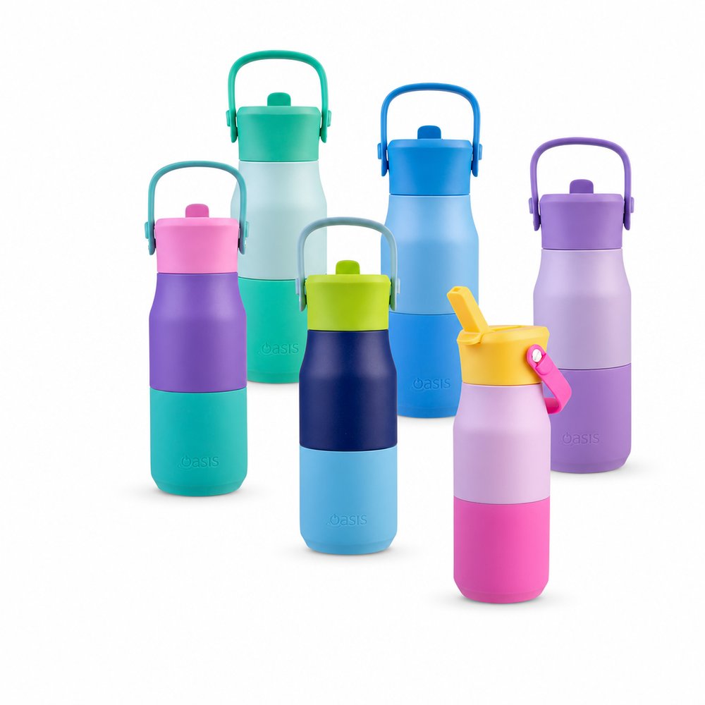 Oasis Jnr Isolierte Trinkflasche 400ml