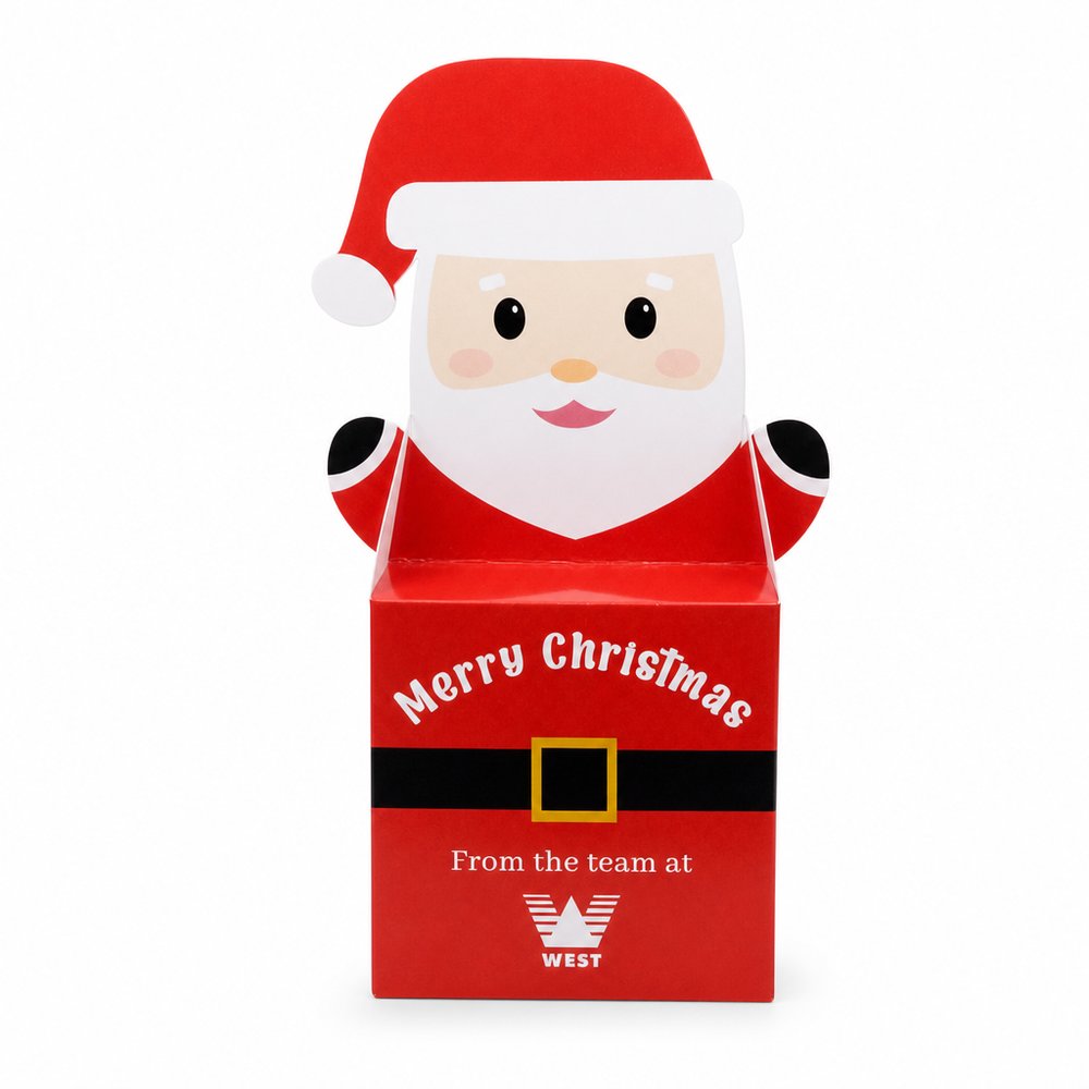 Personalisierte Santa-Box mit Süßigkeiten