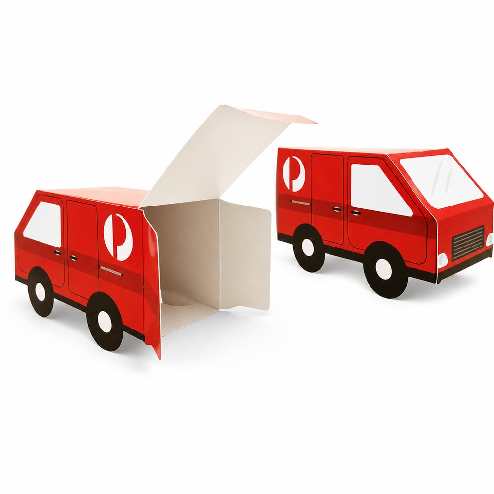 Personalisierte Van-Box mit Süßigkeiten