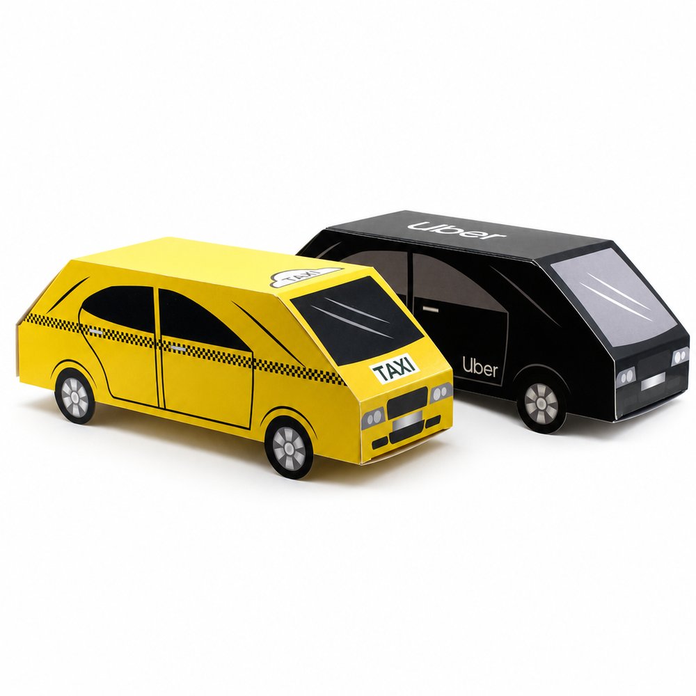 Personalisierte Auto-Geschenkbox 17cm