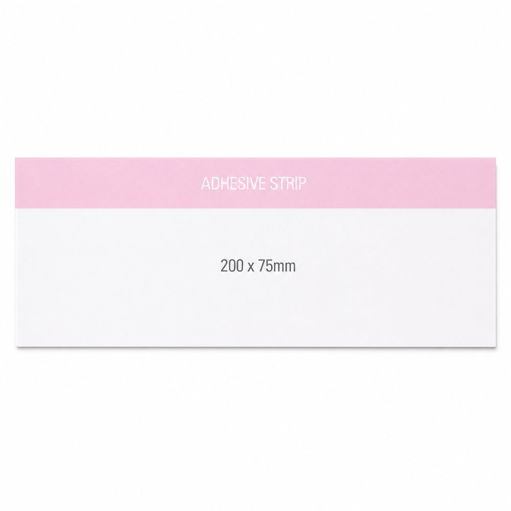 Stuk Haftnotizblock 200x75mm — Zweifarbendruck