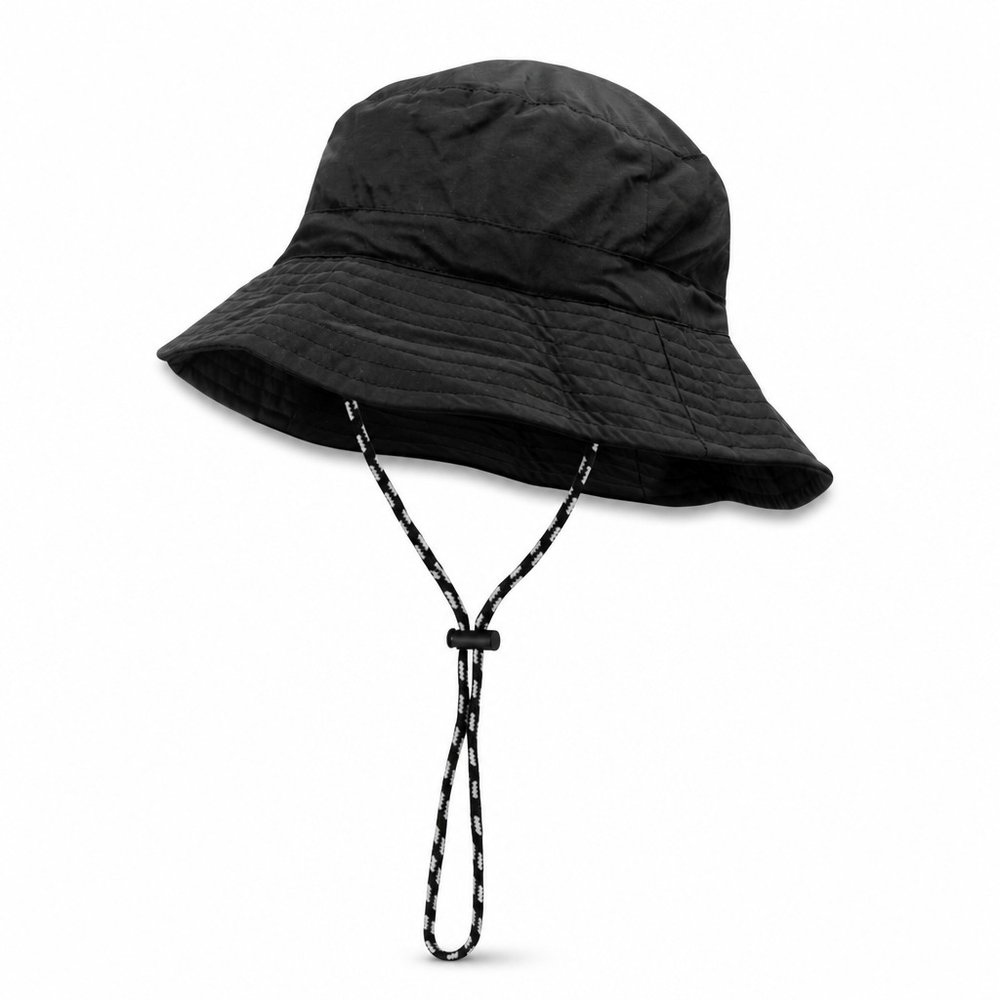 Kompakte Reise-Bucket-Hat mit Karabiner