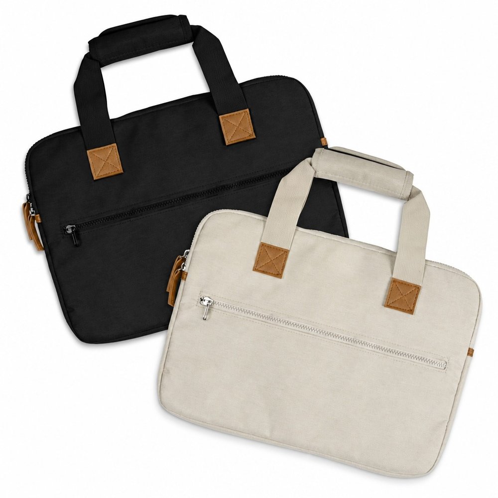Galileo Laptop-Tasche aus meliertem Polyester