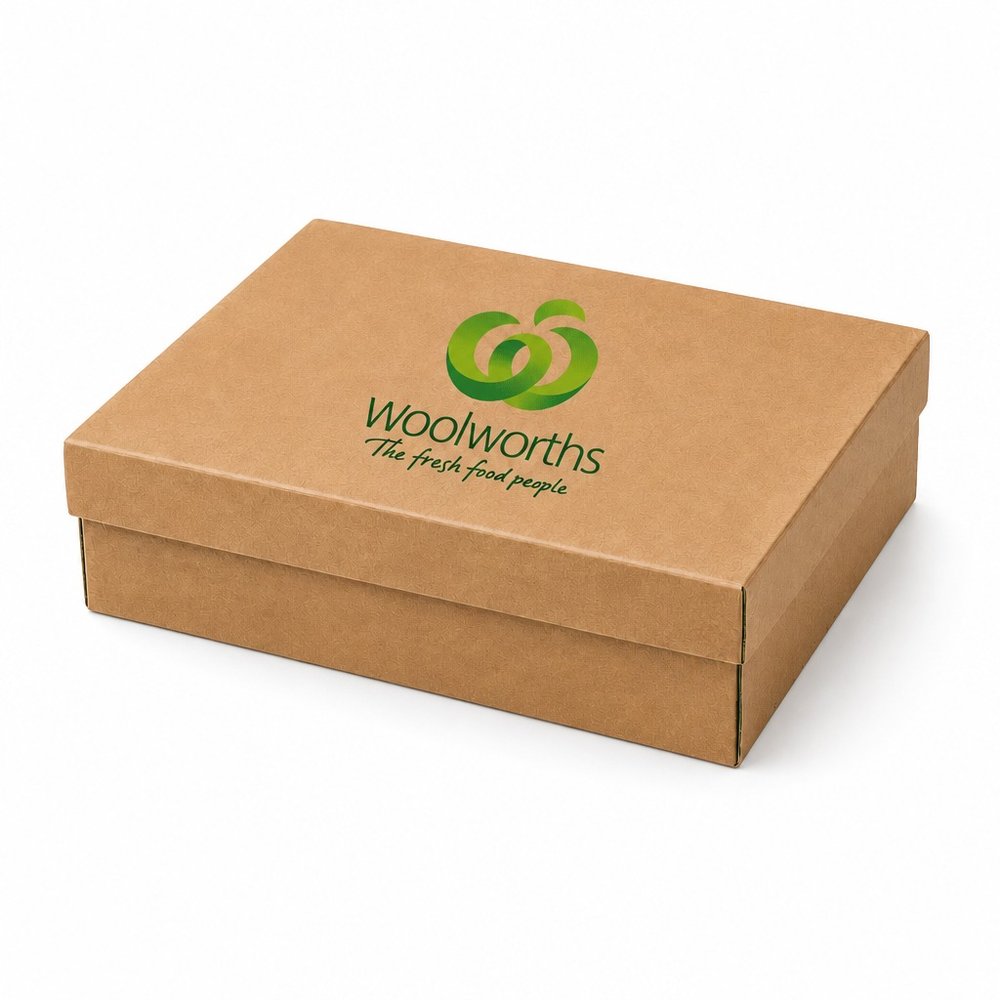 Kraftkarton-Geschenkbox, Medium