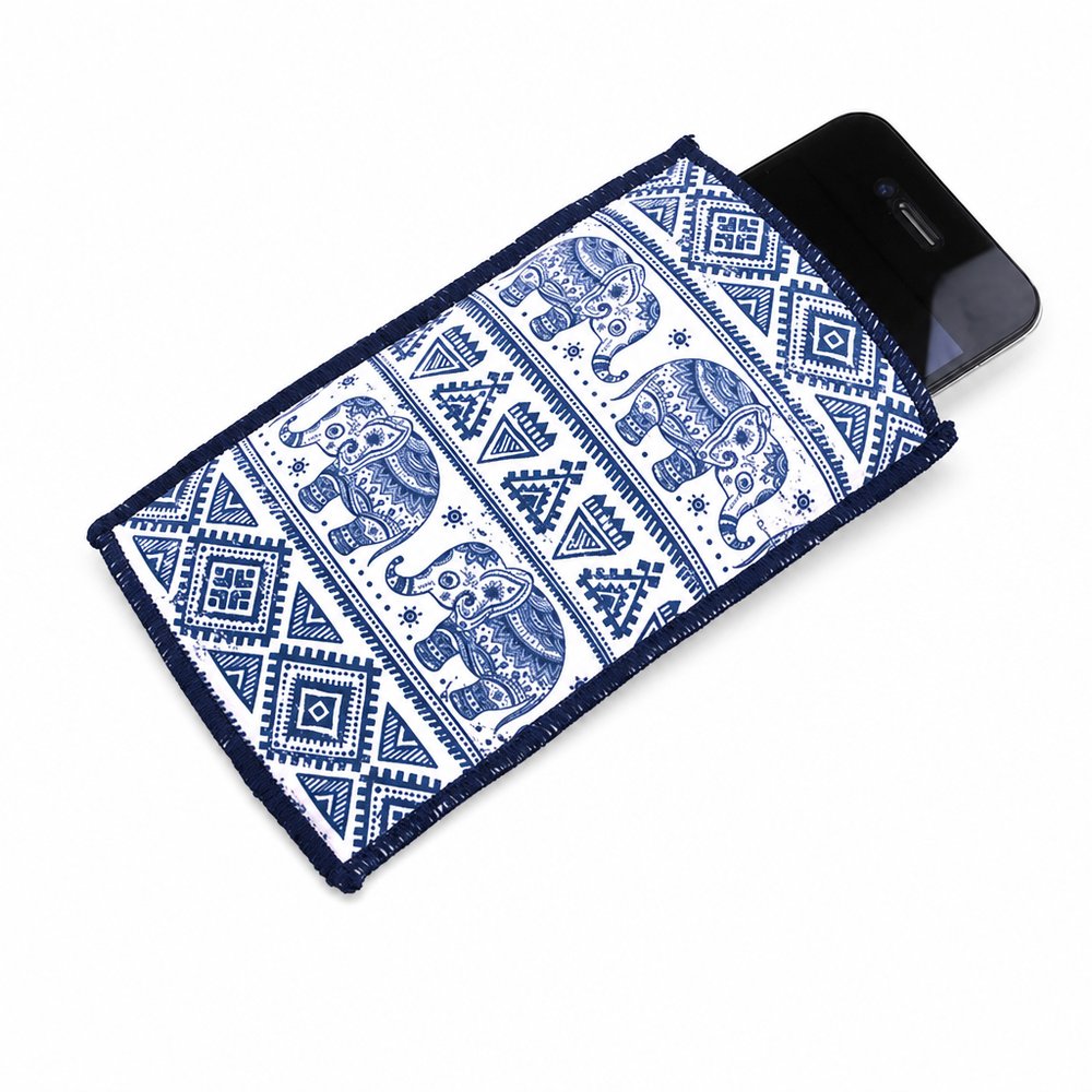 Volle Col Padded Mikrofaser iPhone Taschen