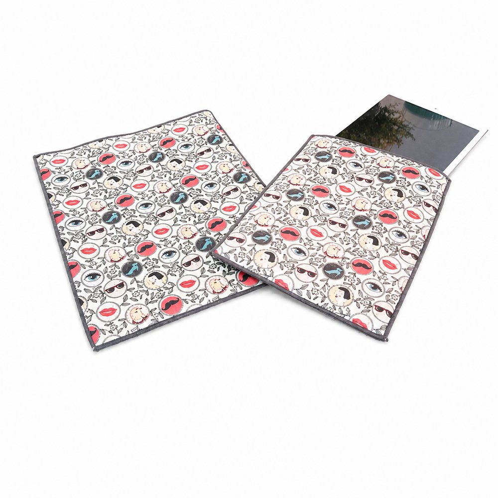 Vollfarb bedruckte gepolsterte iPad Pouches