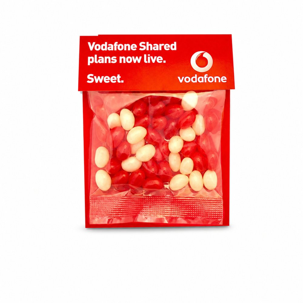 Individuelle Candy Billboard Card 30g Süßwaren