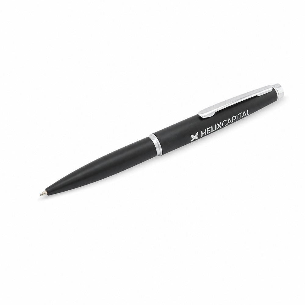 Executive Stylus-Kugelschreiber aus gebürstetem Aluminium mit Kappe