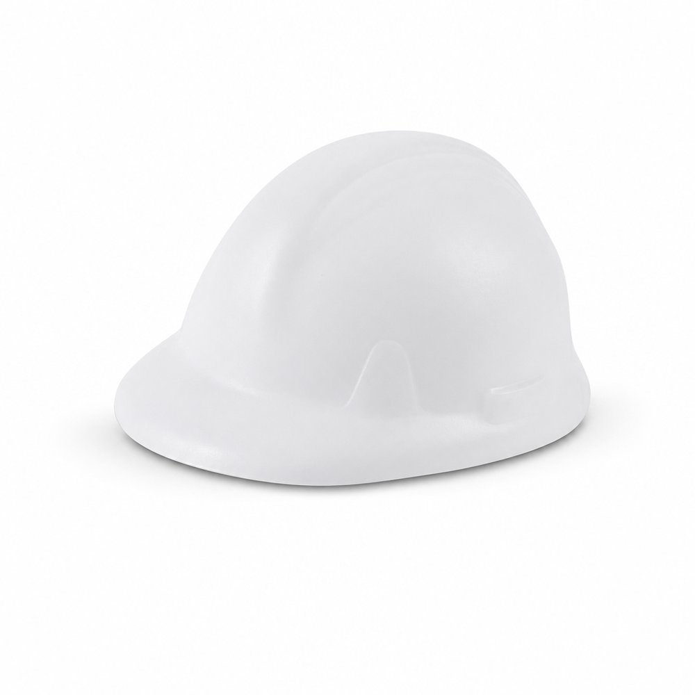 Weiße Schutzhelm-Druck-Bälle