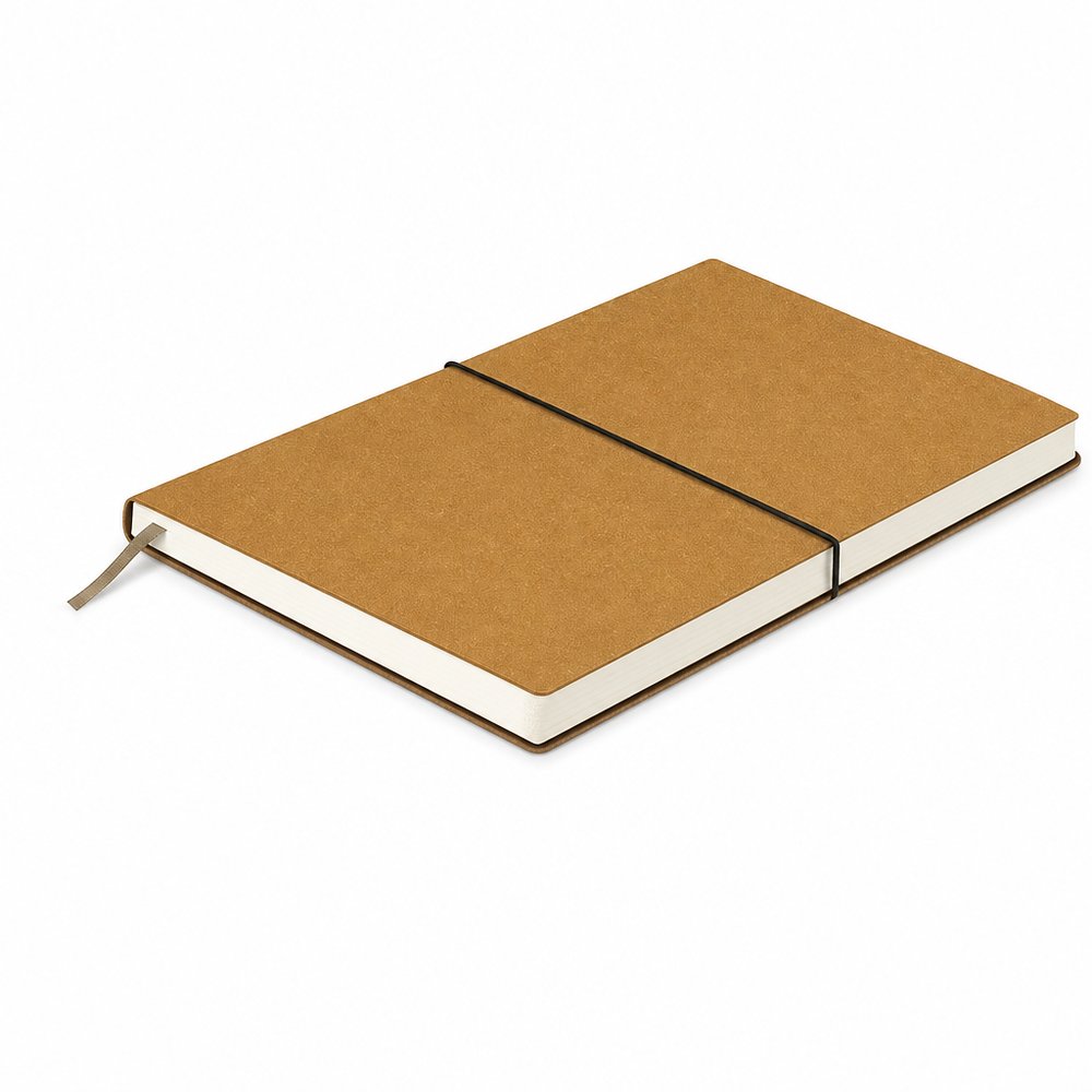 Recycelte Softcover-Notizbücher aus Öko-Leder (A5)