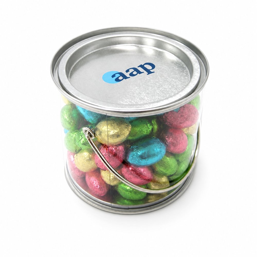 Bedruckter 400g Mini-Ostereier-Eimer