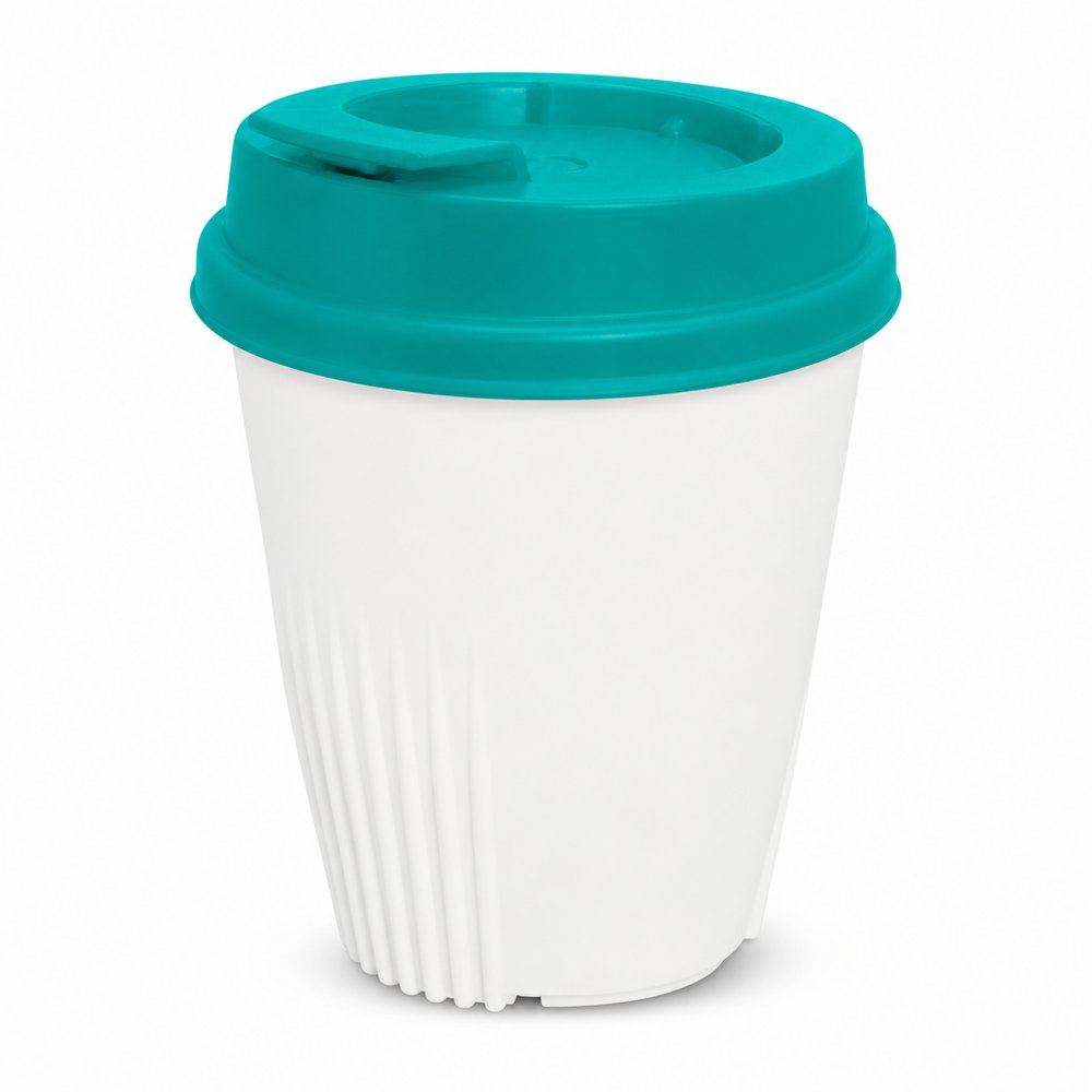 Fin-Grip Mehrweg-Kaffeebecher aus Polypropylen 355ml