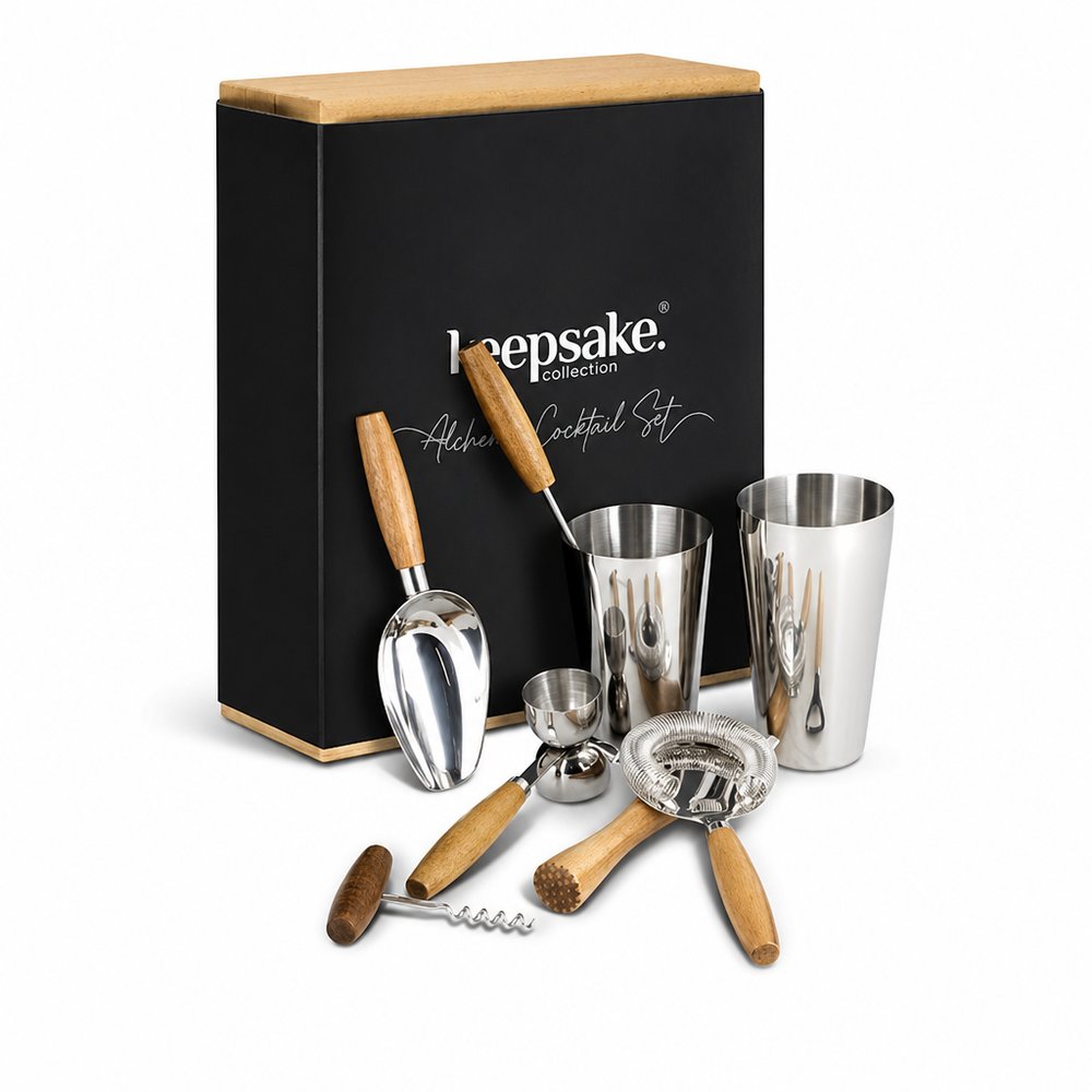 Keepsake Edelstahl Cocktail Set