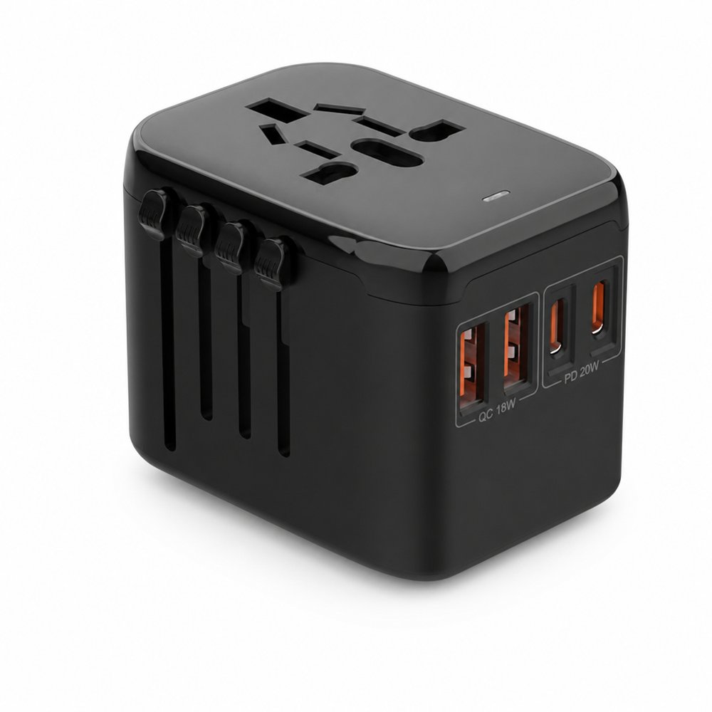 Internationale Reiseadapter mit USB-Ports