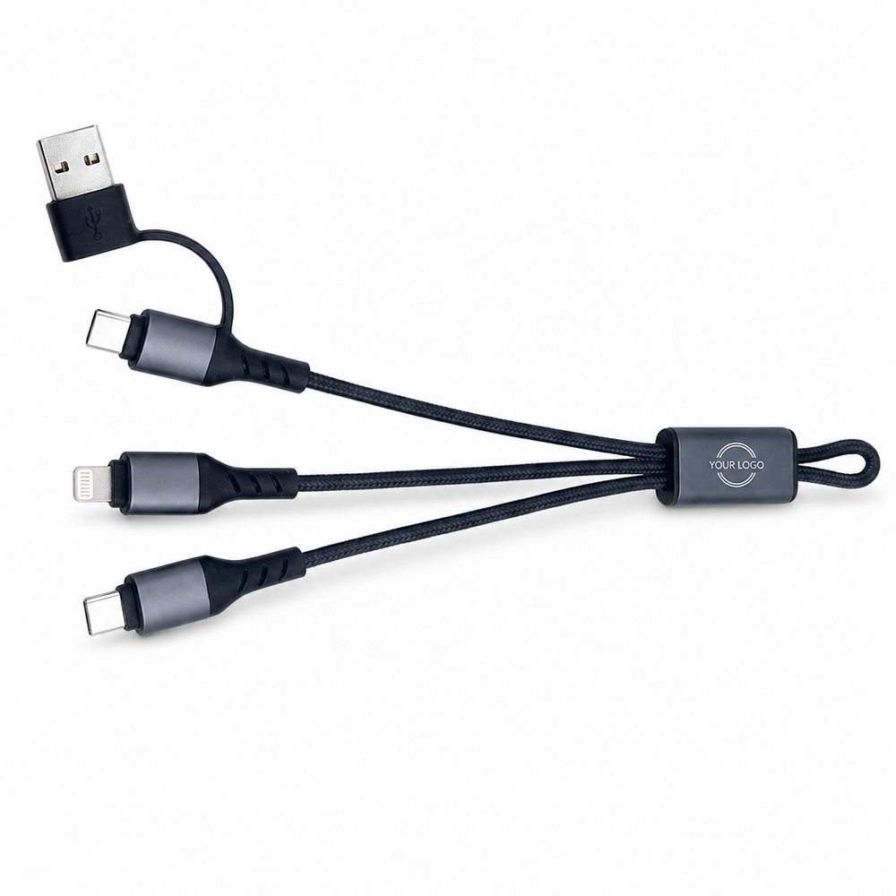 2-in-1 Aluminium-Ladekabel