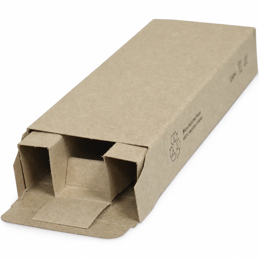 Geschenkschachtel aus Recyclingpapier mit Einlage