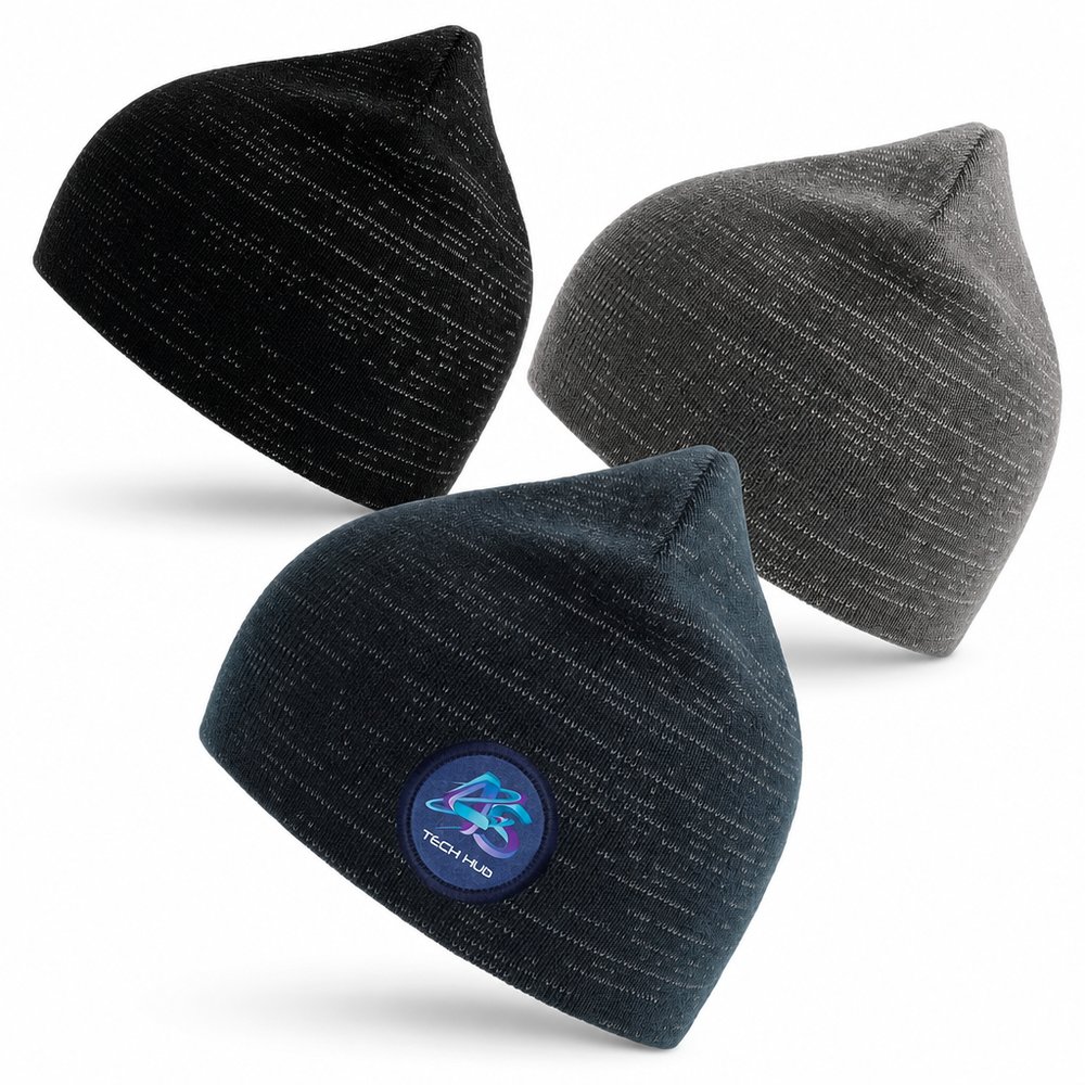 Atlantis Shine Reflektierende Recycling-Beanie
