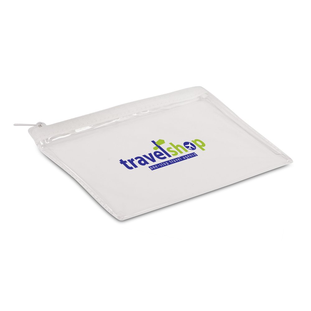 Transparente PVC-Reisetasche für Flugreisen