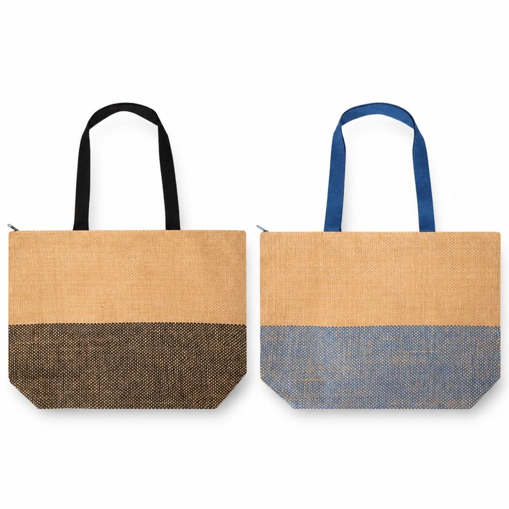 Papierstroh-Shopper mit Reißverschluss 21L