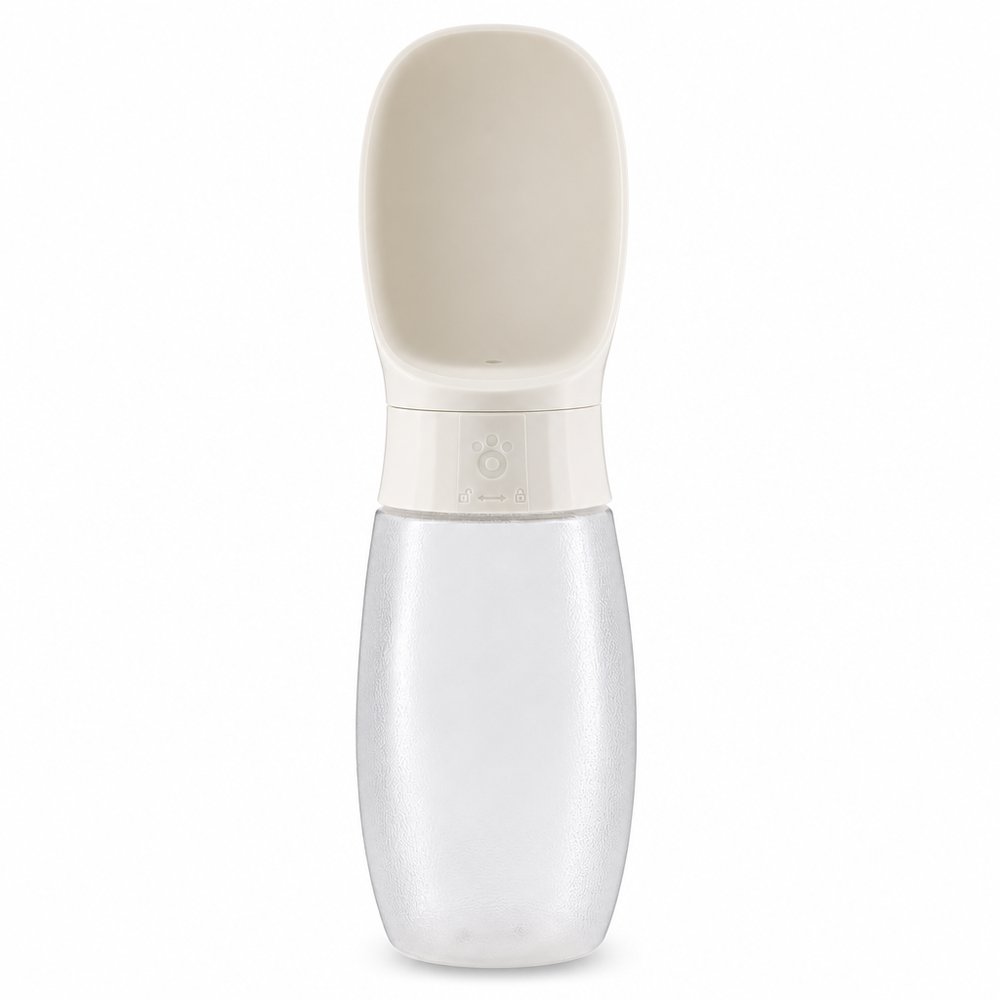 Trinkflasche für Haustiere mit Napf