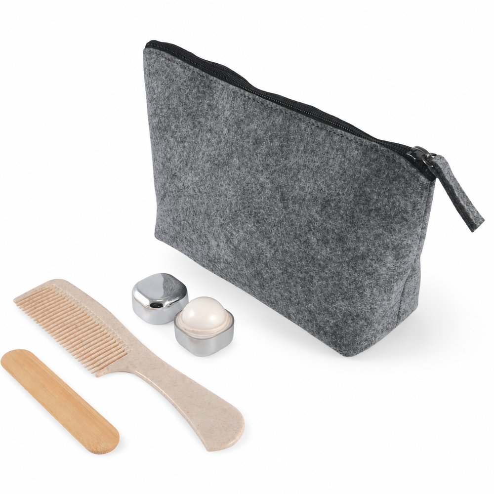 Chic Kosmetiktasche aus RPET-Filz
