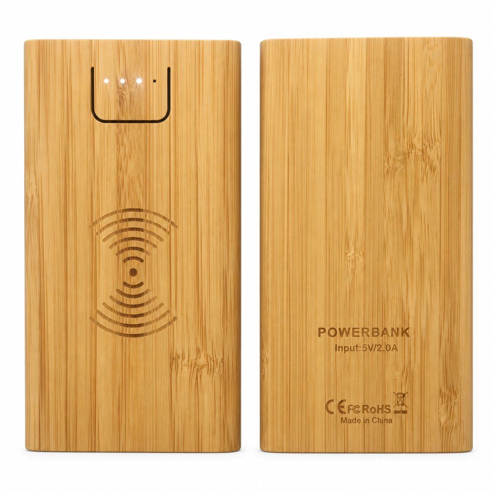 Jaegers Bambus Wireless Powerbank 5000mAh