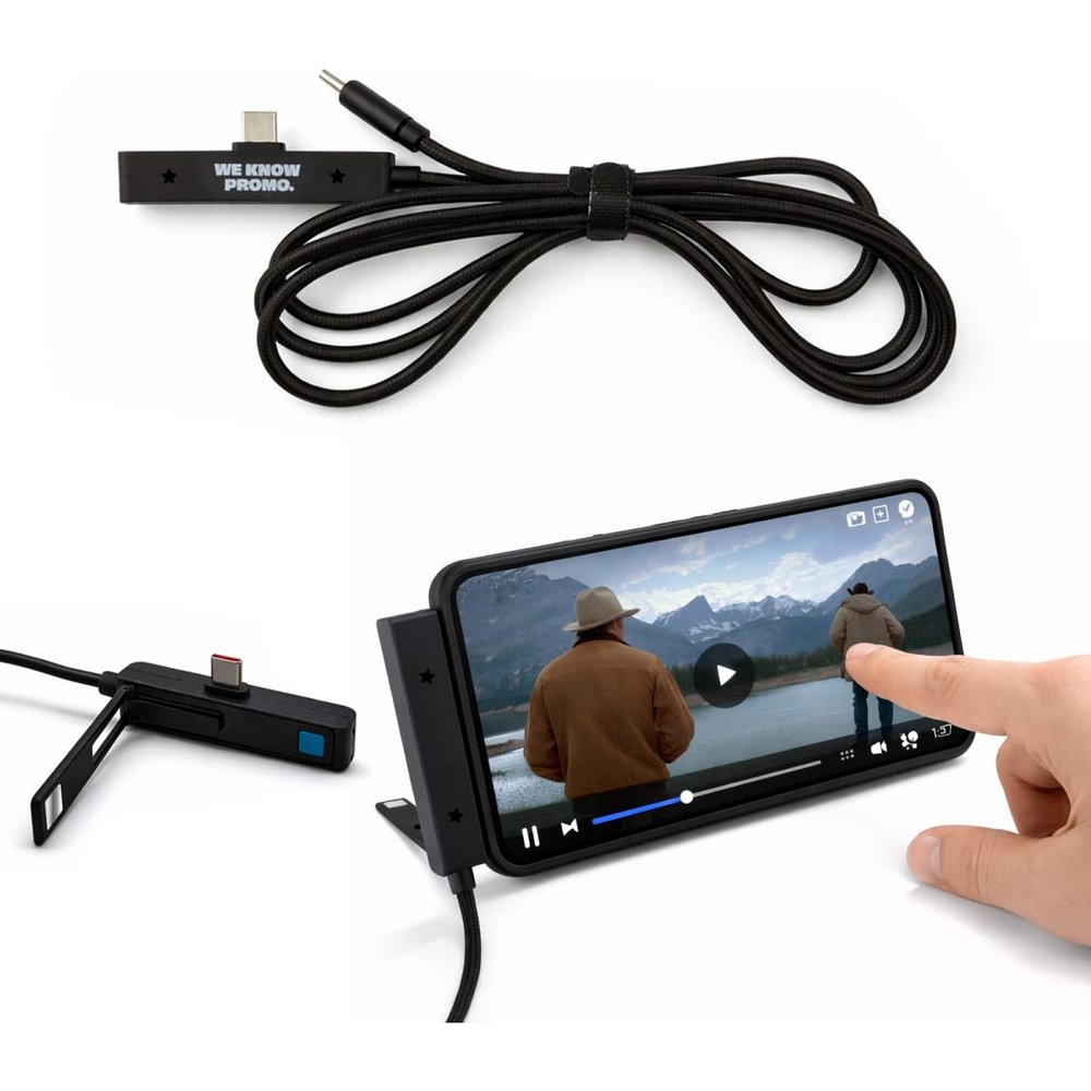Ultra Power Ladekabel mit Ständer