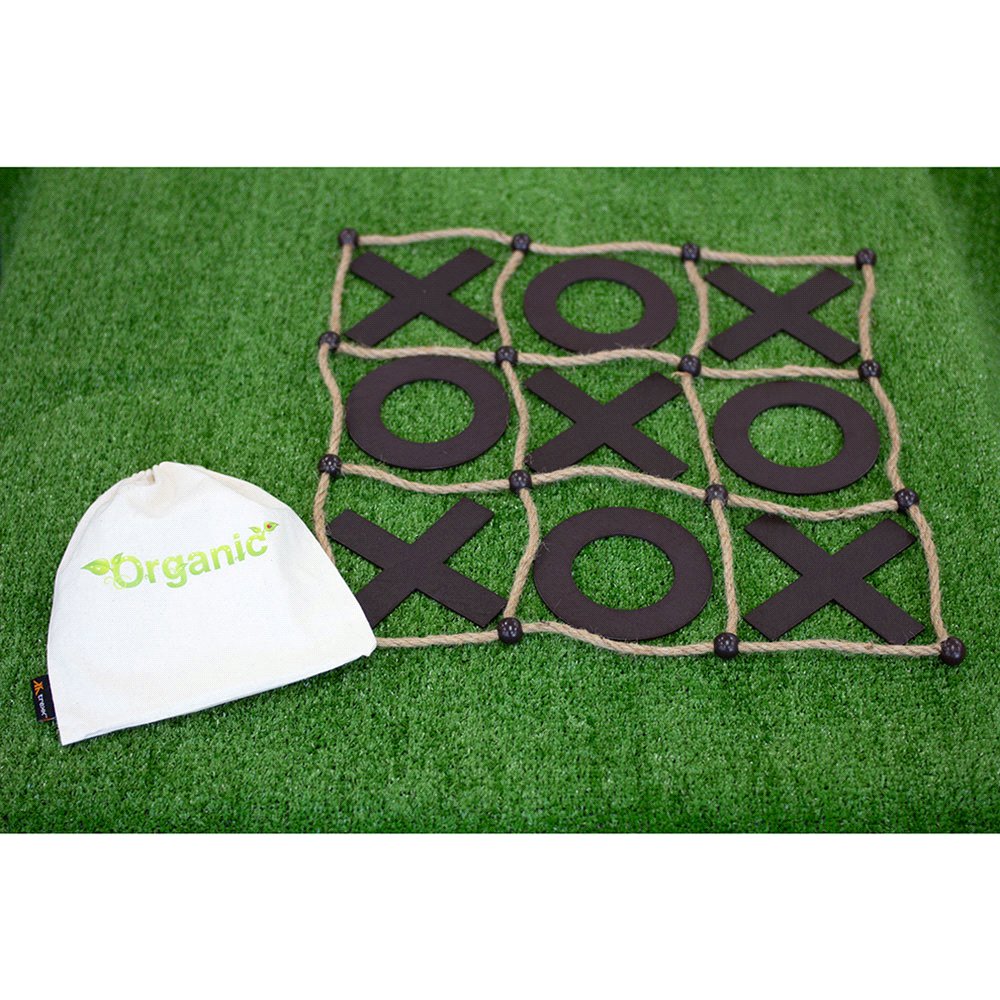 Trekk Tic Tac Toe Rasenspiel im Baumwollbeutel
