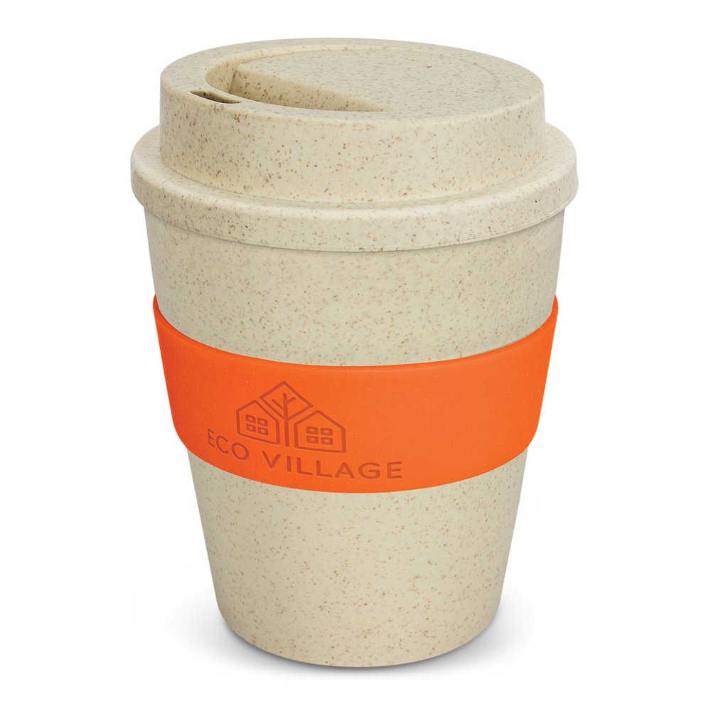 Classic Express Kaffeebecher mit geprägtem Silikonband