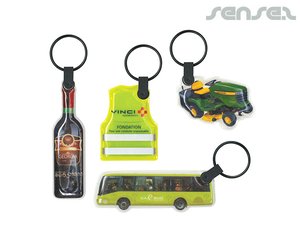 Promotional Benutzerdefinierte Flex Schl&uuml;sselanh&auml;nger