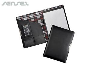 Werbeartikel Tartan Leder Kompendien