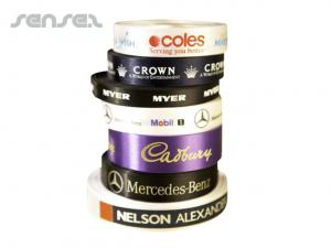 Werbeartikel PMS-Satin-Band mit Logo Print