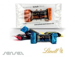 Promotional Flyer mit Lindt Stick