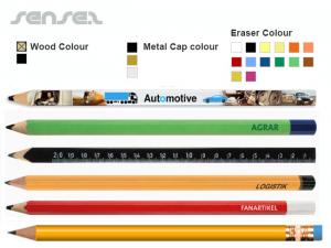 Werbeartikel XXL Vollfarbdruck Riesen Bleistifte (24cm)