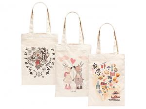 Werbeartikel Vollfarbige Mini Canvas Tragetaschen (12oz)