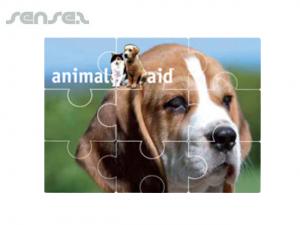 Werbeartikel Gro&szlig;e magnetische Puzzlen (150 x 210 mm)