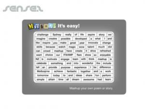 Werbeartikel Magnetic Poetry Word Puzzles (150 x 210 mm)