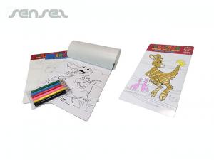 Werbeartikel Colouring In Magnete und Bleistift-Sets
