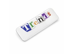 Promotional Full Colour Knopf Abzeichen (Large Rectangle)