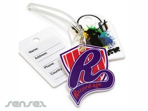 Promotional Individuell geformte Acryl Kofferanh&auml;nger