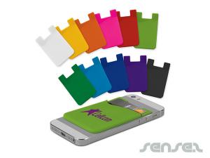 Werbeartikel Silikon Farbe Phone Wallets