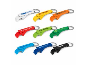 Promotional Plastic Bottle Opener Keyrings