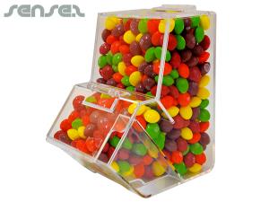 Klar Dispensers Mit Sortiertem Skittles