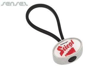 Werbeartikel Mercus Metall-Schl&uuml;sselanh&auml;nger - Oval