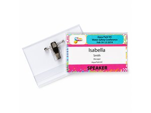 Promotional Gedruckt Visitenkarte Gr&ouml;&szlig;e Abzeichen-Halter