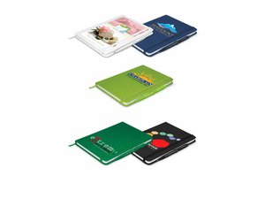 Promotional Billiges Beta Notebook (A5) mit Stiften